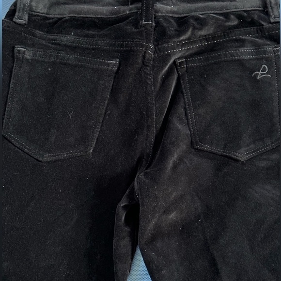 DL1961 Black Velvet Jeans “Chloe Skinny Limousine” Girls Size 14 EUC - Picture 3 of 10